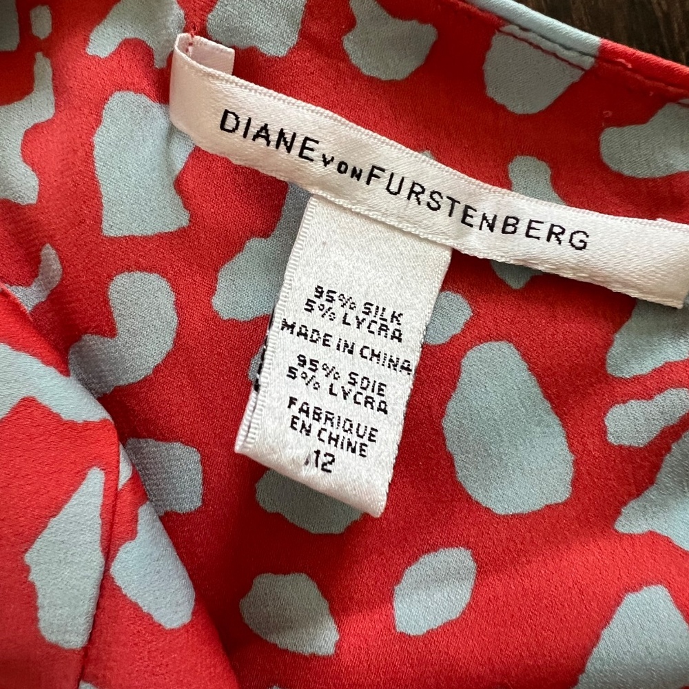 Diane Von Furstenberg DVF Agatha One Shoulder Dress - Picture 2 of 2